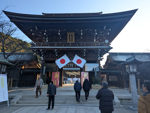 新年のご祈祷をしていただきました